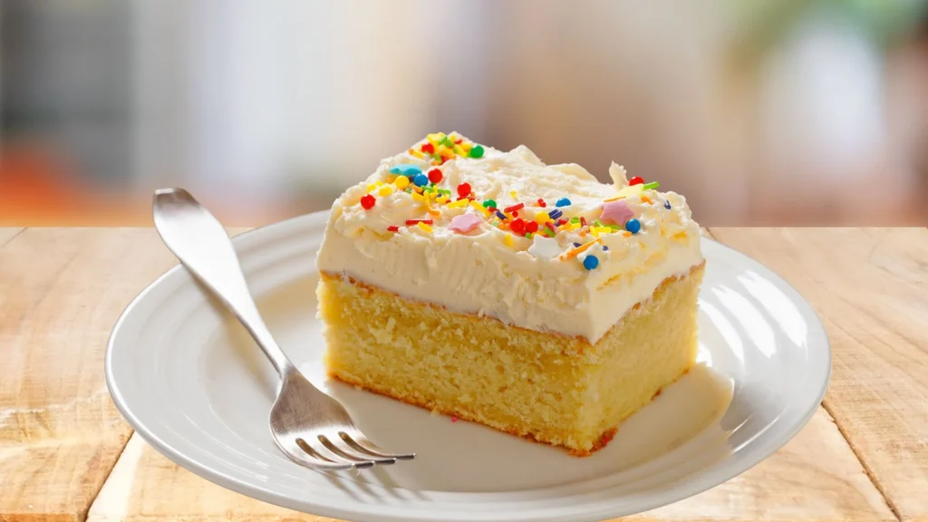 Vanilla Sheet Cake Recipe