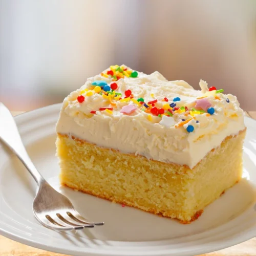 Vanilla Sheet Cake Recipe