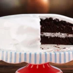 Chocolate Cake With Vanilla Icing