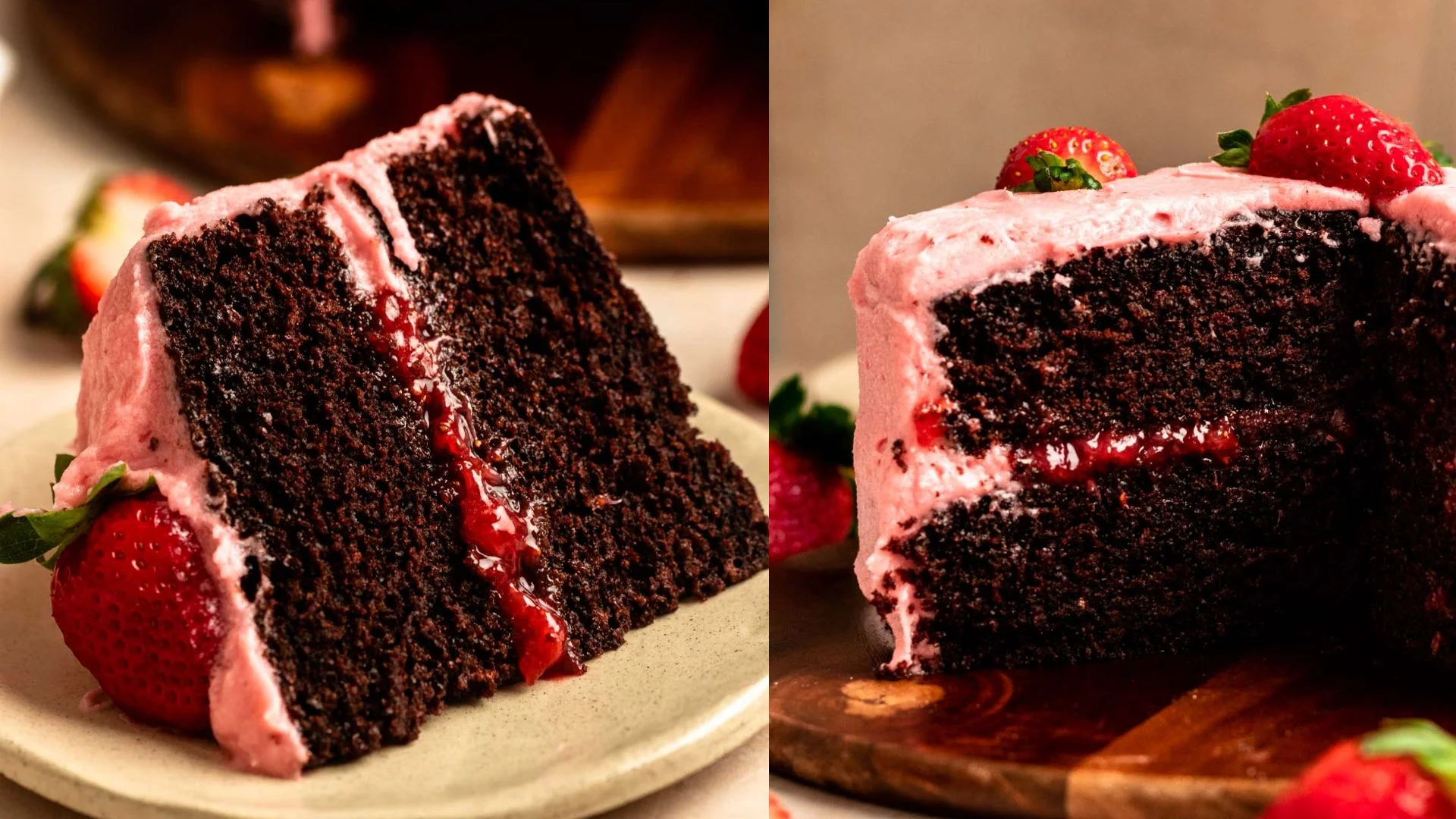 Chocolate Strawberry Cake Recipe