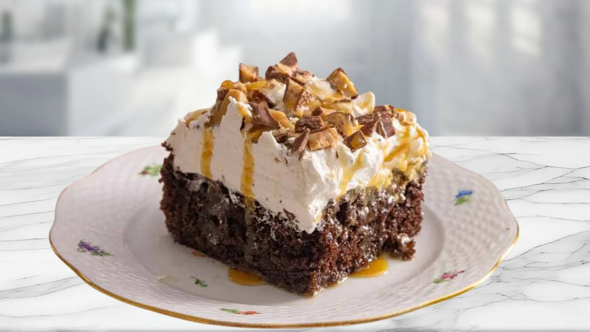 Skor Bar Chocolate Cake Recipe