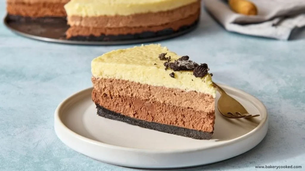 Triple Chocolate Mousse Cake Recipe