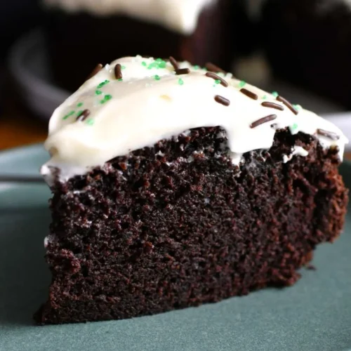 Chocolate Cake With Boiled Icing