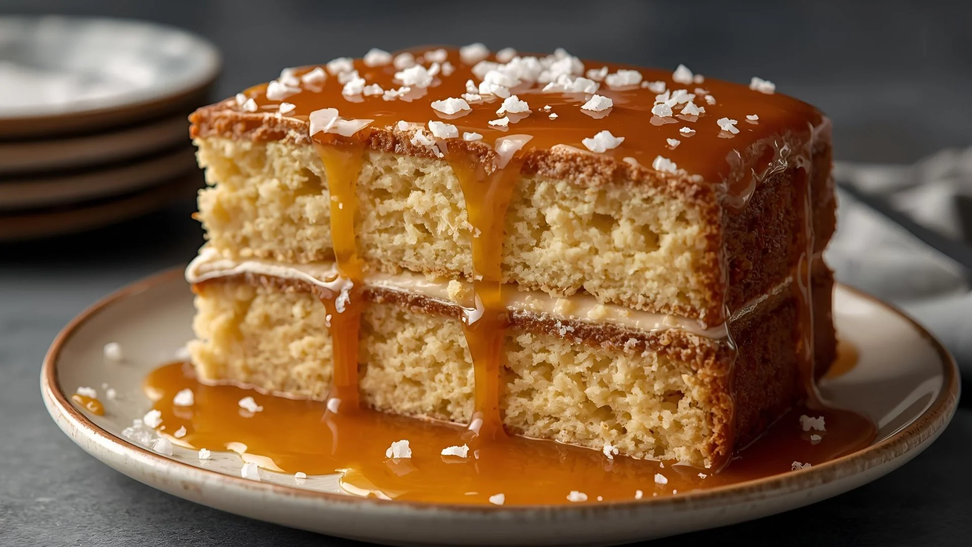 Salted Caramel Butter Cake Recipe