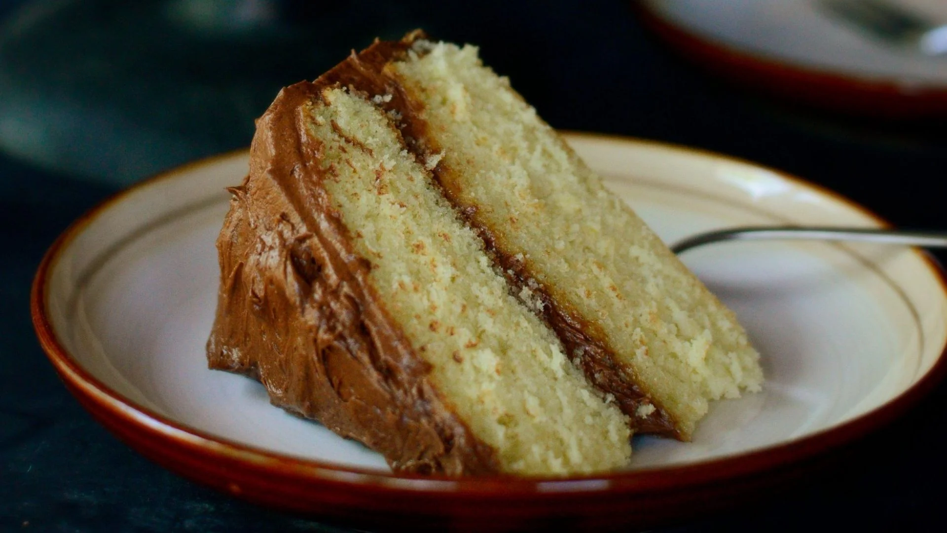 Vanilla Cake Chocolate Filling