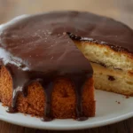 Vanilla Cake Chocolate Ganache