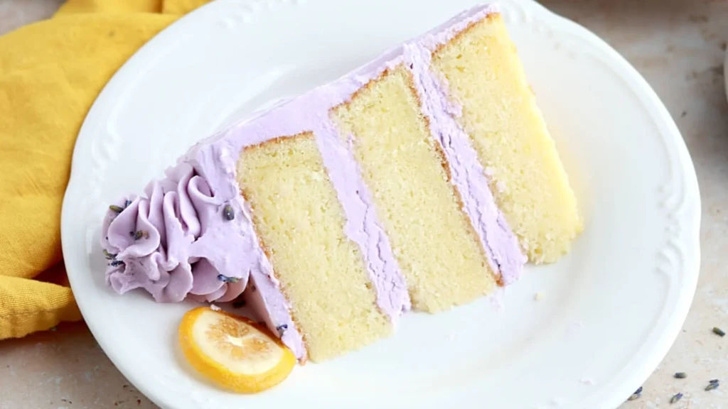 Vanilla Lavender Cake Recipe