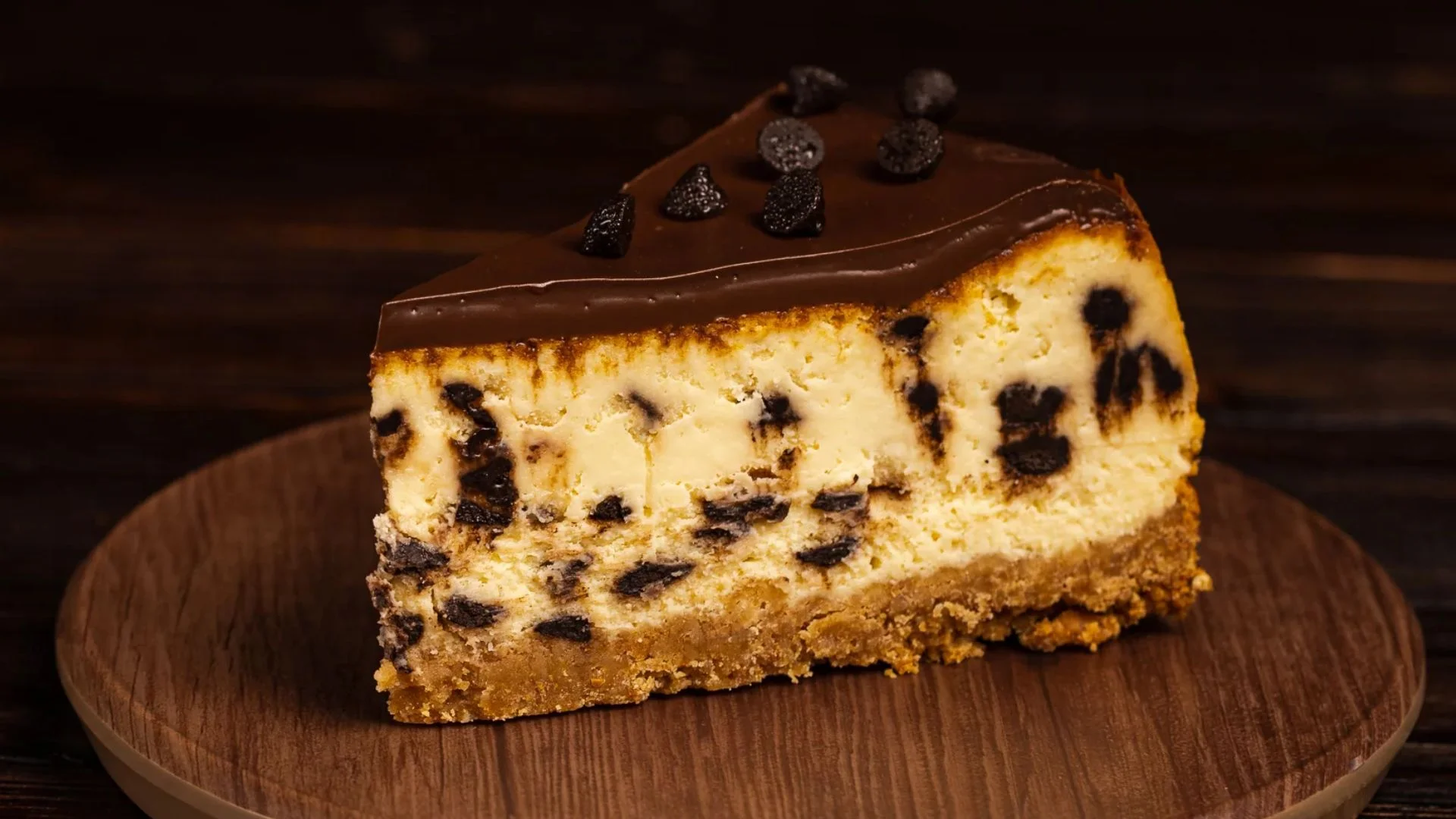 Chocolate Chip Cheesecake Cake