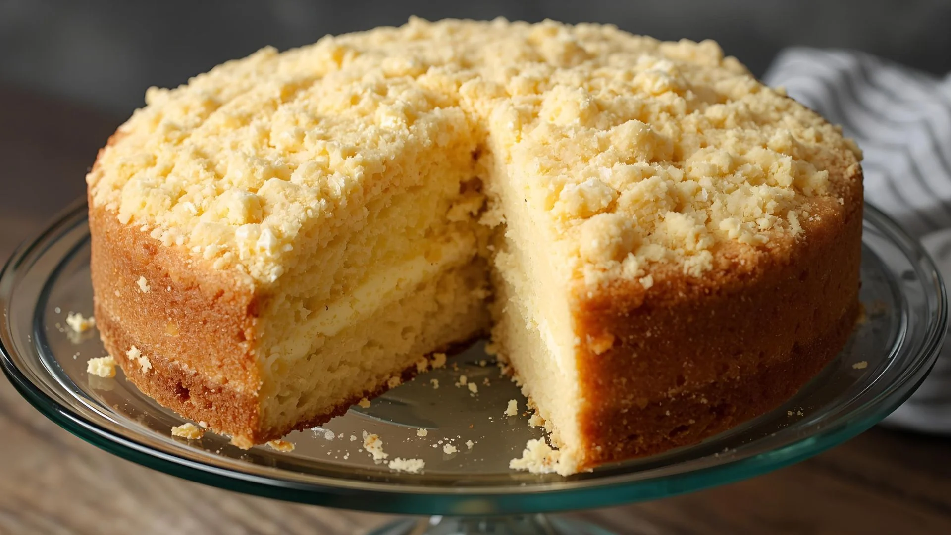 Lemon Crunch Cake Recipe