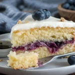 Vanilla Cake Blueberry Filling