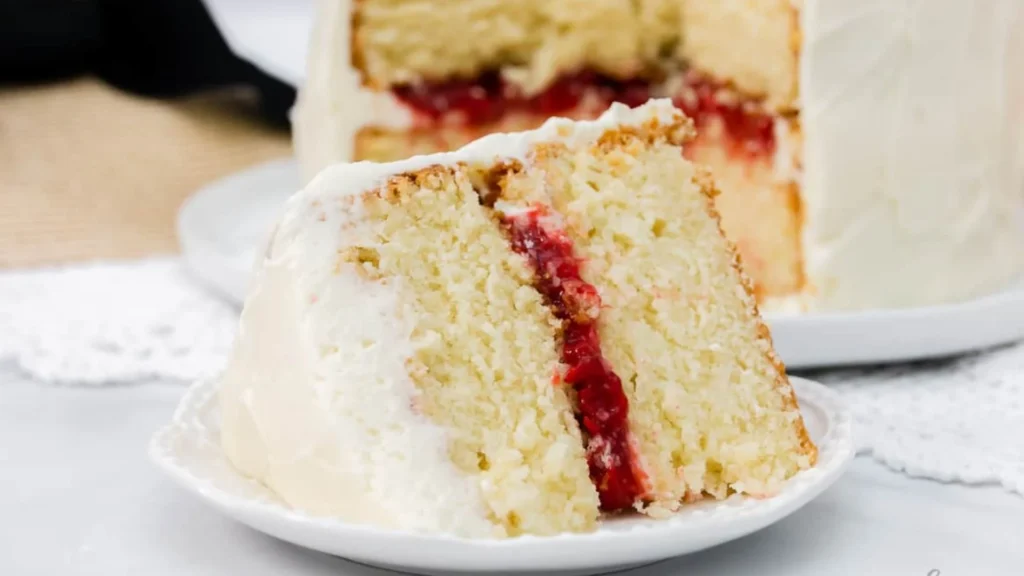 Vanilla Strawberry Cake Whipped Cream