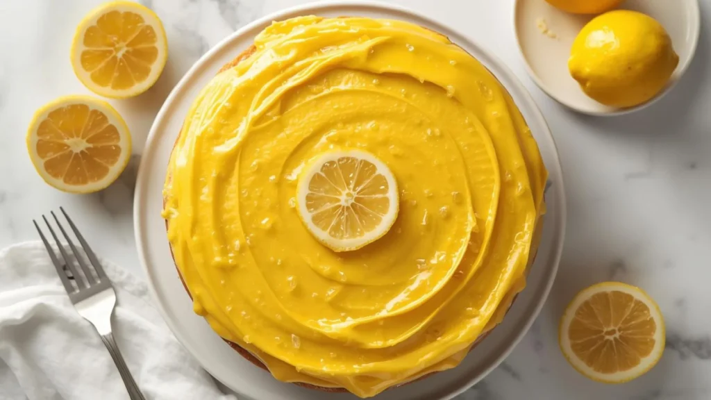 Lemon Curd Cake Recipe