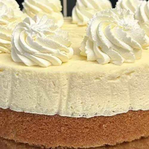 White Chocolate Mousse Cake