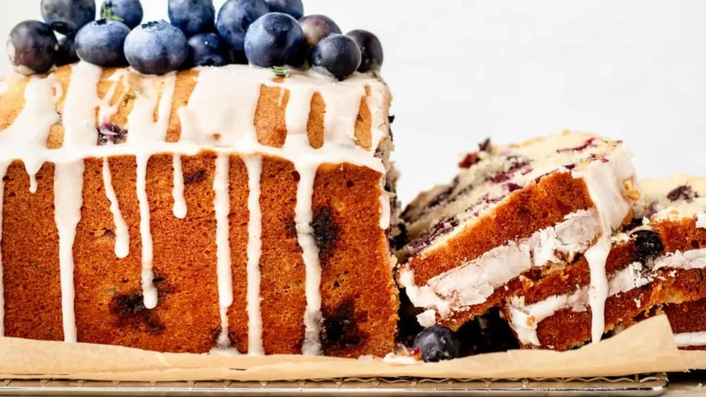 Blueberry Lemon Pound Cake Recipe