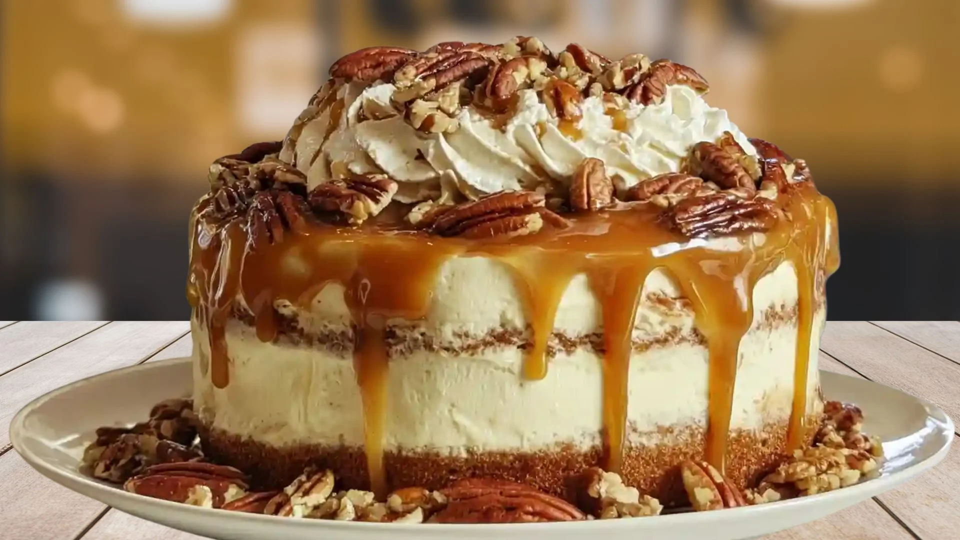 Butter Pecan Praline Poke Cake Recipe