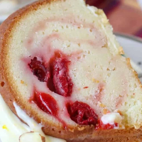 Cherry Vanilla Bundt Cake Recipe