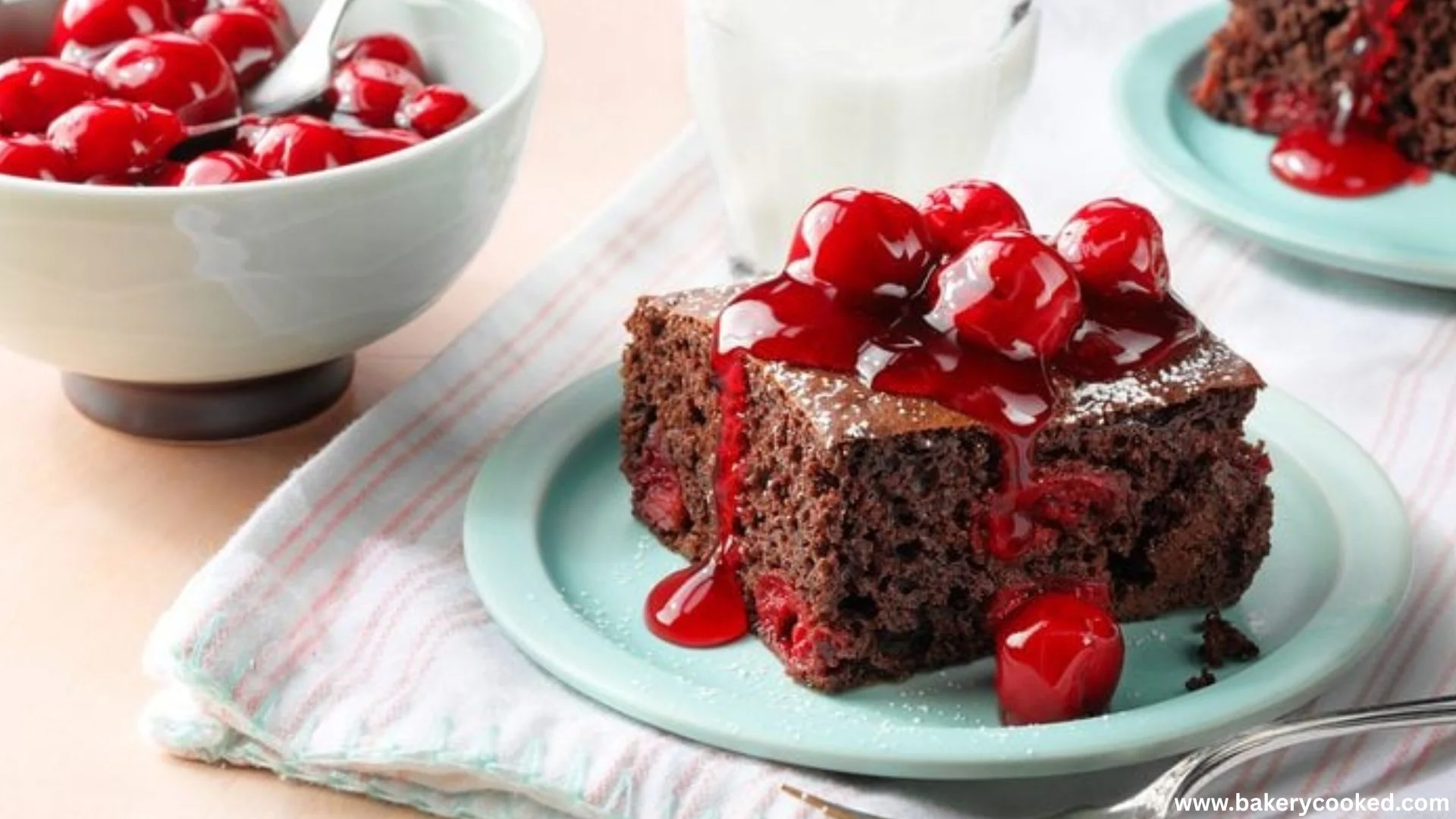 Chocolate Cake With Cherries