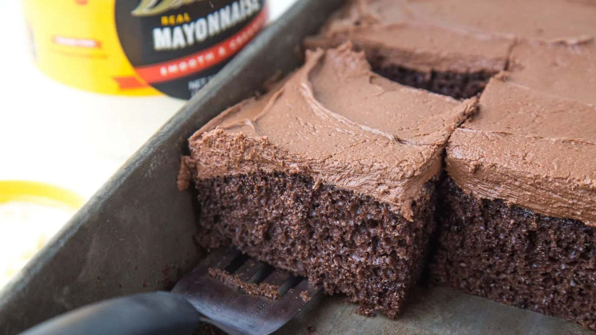 Chocolate Cake With Mayonnaise