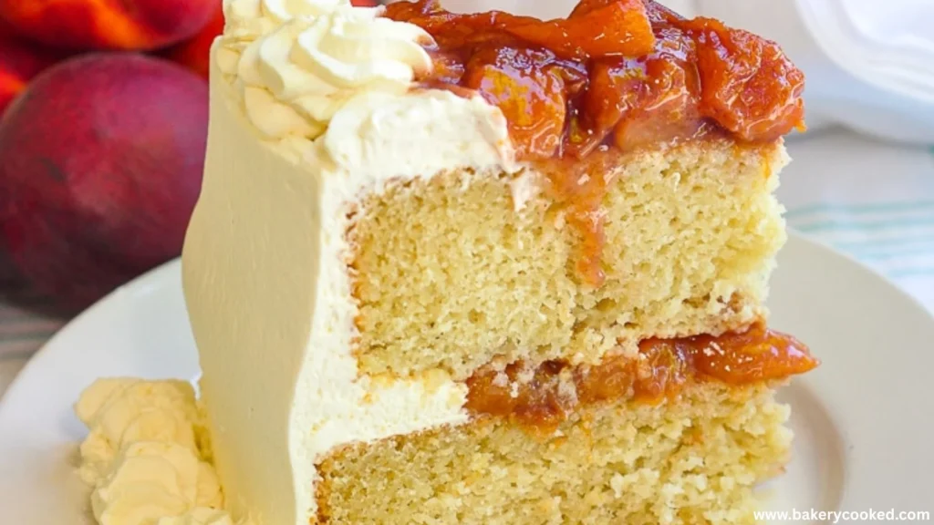 Vanilla And Peach Cake Recipe