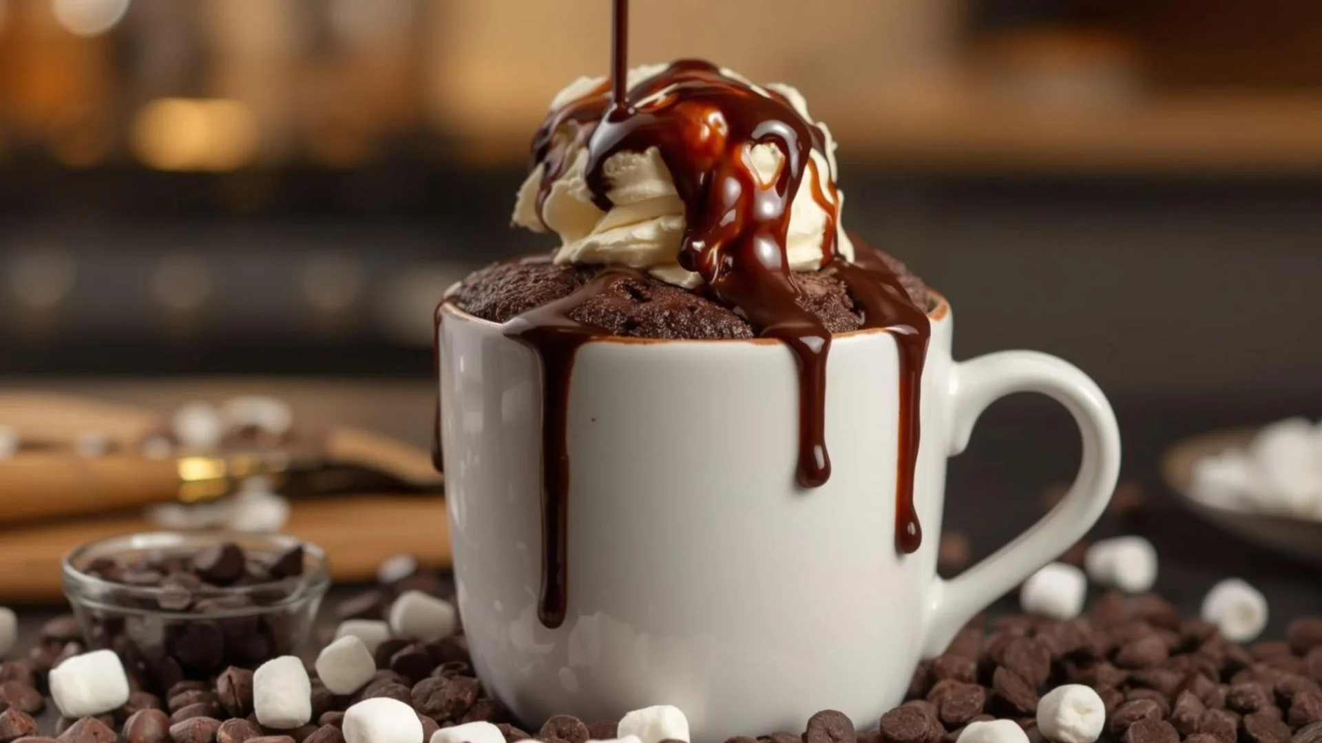 Hot Chocolate Mug Cake Recipe