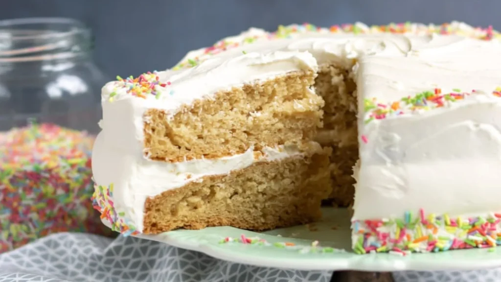 Sourdough Discard Vanilla Cake Recipe