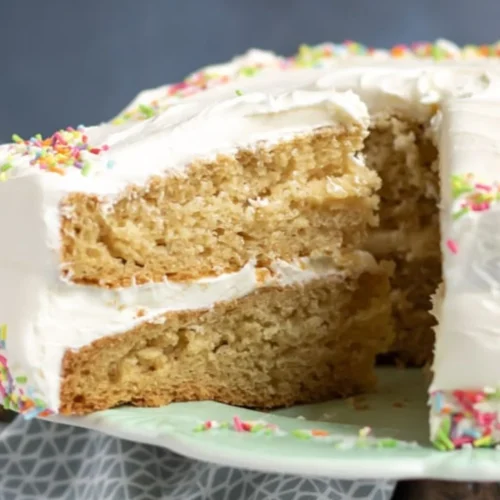 Sourdough Discard Vanilla Cake Recipe