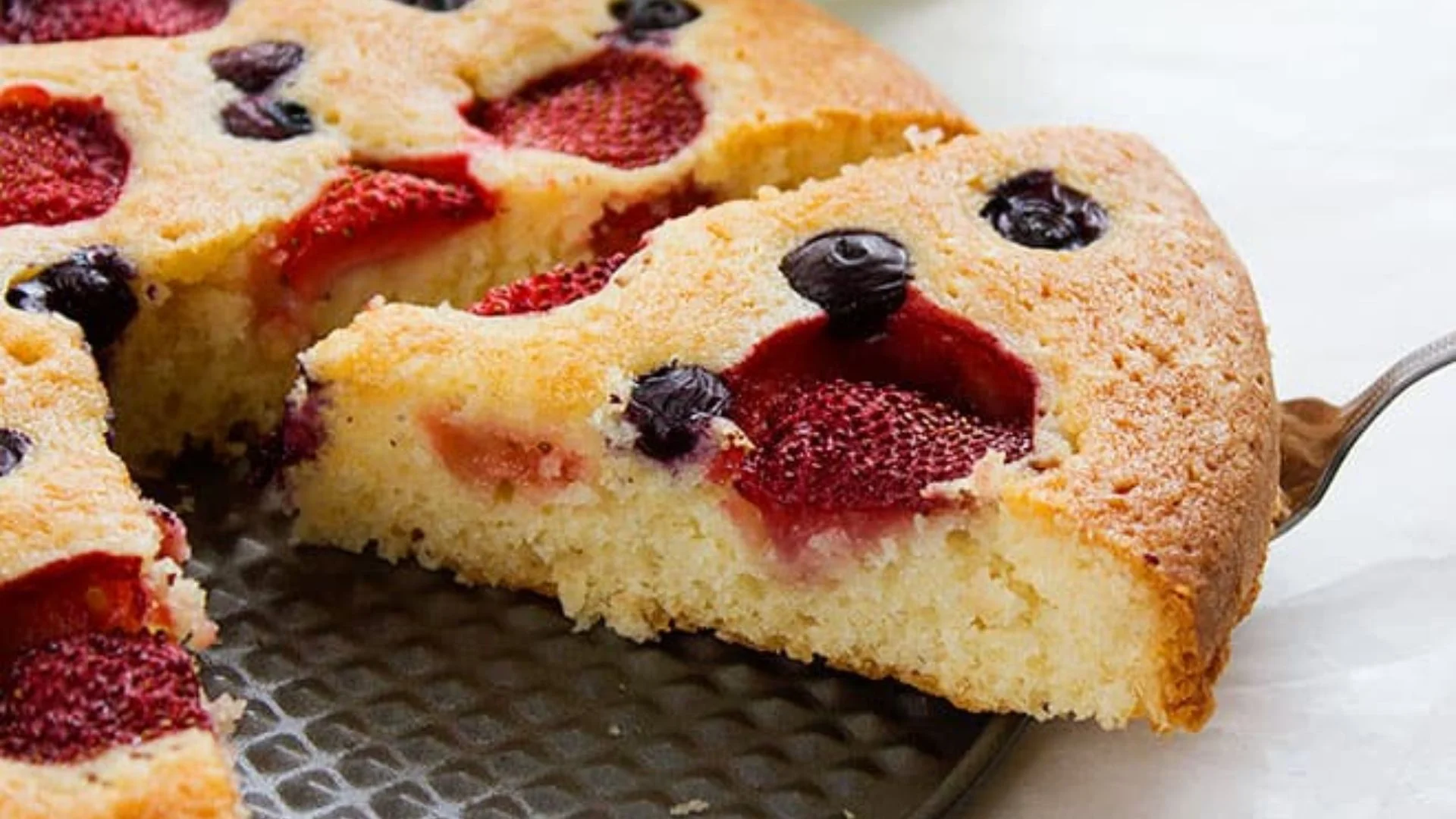 Strawberry Butter Cake Recipe